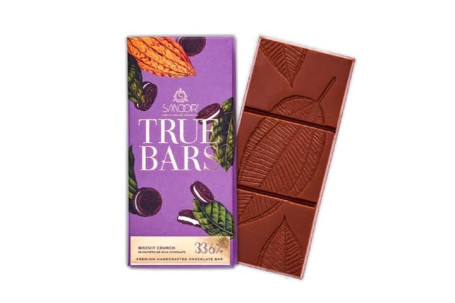 True Bar Biscuit Crunch With Milk Chocolate