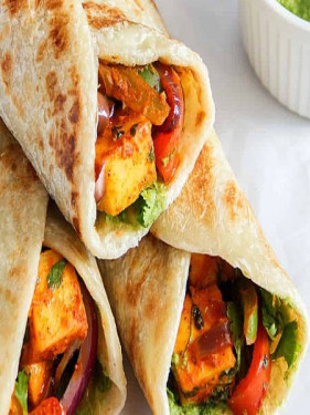 Garlic Paneer Tikka Roll