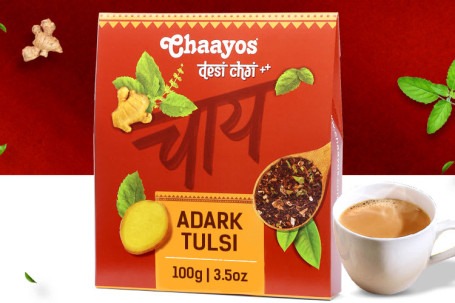Chá Temperado Assam Adrak Tulsi Chai (100G)