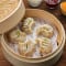 Steamed Chicken Momos With Momo Chutney