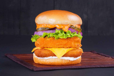 Double Decker Veg Burger [Recém-Lançado]