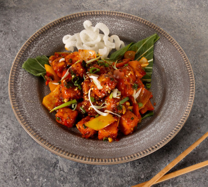 Smoked Chilli And Pepper Relish Tofu