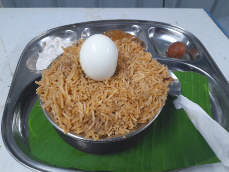 Seeraga Samba Rice Egg Biryani With Mutton/Chicken Dalcha