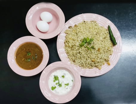 Ghee Rice With Boiled Egg [2 Eggs]