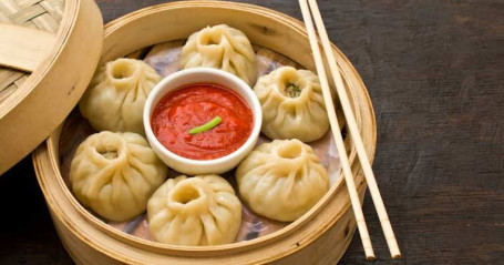 Cheese Chicken Momos [5 Pieces]