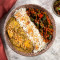 Frango Lasooni Methi, Bhindi Chana Jeera Pulao