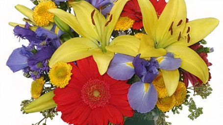 Colors On Parade Flower Arrangement