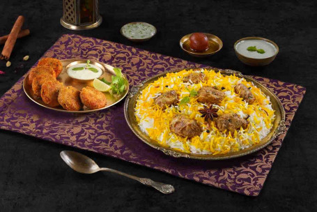 Solo Celebration Combo Com Lazeez Bhuna Murgh Biryani Haleem Kebabs