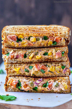 African Per Peri Corn Sandwich