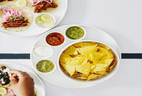 Nachos And Dips Sampler