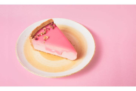 Rose Milk Cheesecake Slice