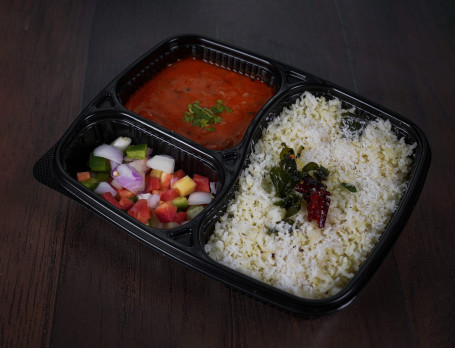 Coconut Rice With Sambar