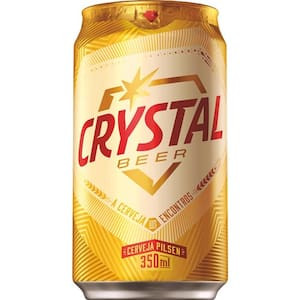 Lata De Cerveja Cristal 350Ml