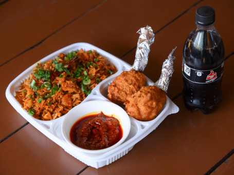 Chinese Combo(Chicken Fried Rice Beverage (250 Ml Chicken Lollipop (2Pc .Serves 1.