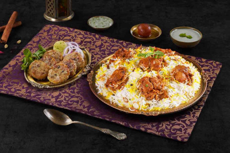 Solo Celebration Combo Com Murgh Makhani Biryani Murgh Koobideh Kebabs