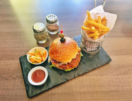 Pulled Pork Sloppy Joe Burger