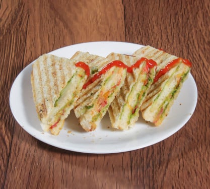 Cheese, Capsicum Onion Grilled Sandwich