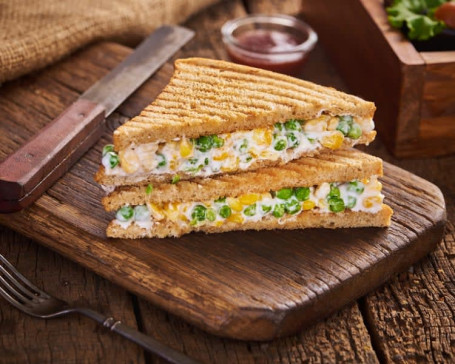 Corn And Peas Wheat Sandwich