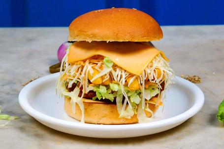 Mexican Tripple Cheesy Burger