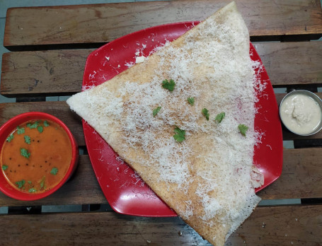 Masala Dosa(Serves1). (Item Served With Sambhar And Chutney)