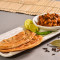 Plain Paratha 2 Pcs) With Chana Masala