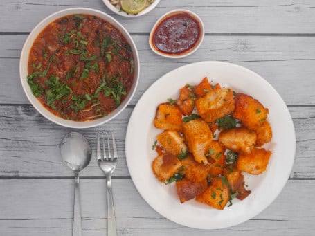 Double Masala Pav With Bhaji