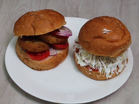 Burger Combo(2 Aloo Tikki)