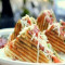 Veg. Club Sandwich With Cheese