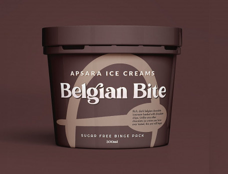 Zero Added Sugar Belgian Bite Ice Cream