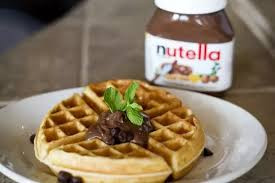 Nutella Ferrero Bite Waffle Pizza