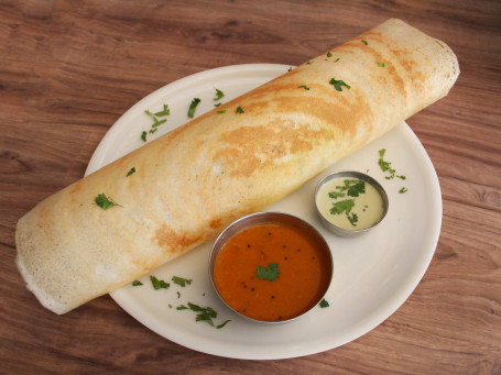 Masala Dosa (Served With Chutney And Sambar)