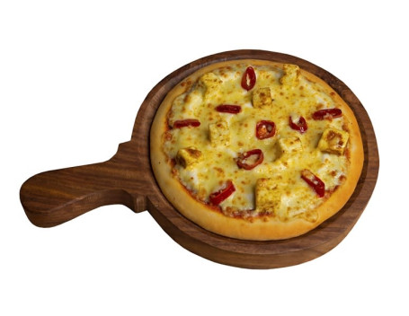 Capsicum Paneer E Pizza De Páprica Vermelha