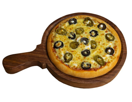 Pizza De Jalapeno E Azeitonas Pretas