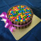 Full Kitkat Full Gems Cake(eggless)