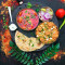 Gatte Ki Sabzi With Rajasthani Paratha And Special Pulao