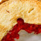 Whole Strawberry Rhubarb Pie