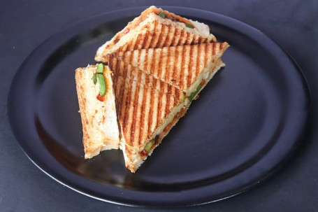 Garlic Supreme Cheese Grilled Sandwich Spicy