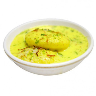 Kesar Rasmalai 2Pcs