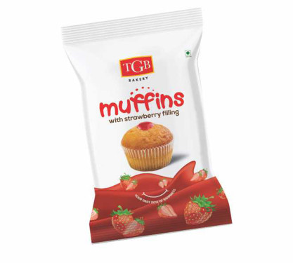 Strawberry Muffin Cantrefilled 30 Gm