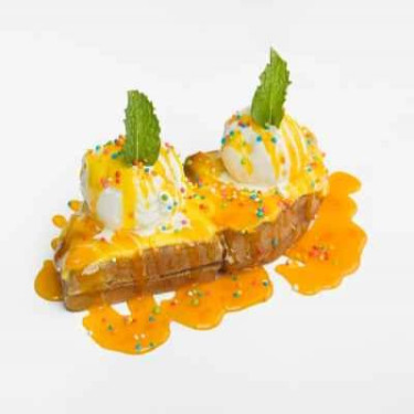 Mango Malai Waffle