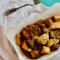 P13 @Pork Belly with Fried Tofu in Mom's Sauce hóng shāo sān céng ròu mèn zhà dòu fǔ