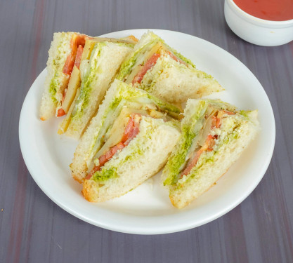 Vegetable Sandwich Plain With Cheese
