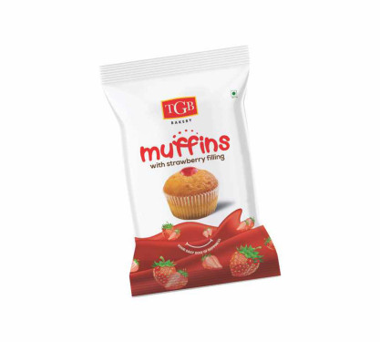 Strawberry Muffin Cantrefilled 50 Gm