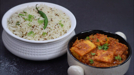 Paneer Butter Masala Jeera Rice Salad