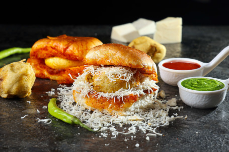 Jain Cheese Grilled Vada Pav