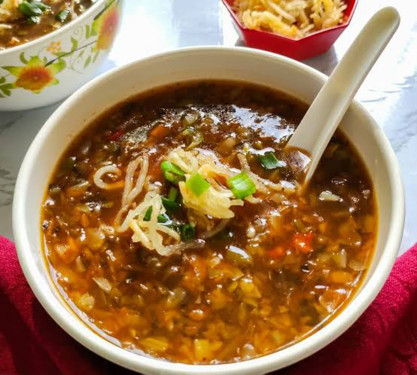 Manchow With Fried Noodles Soup