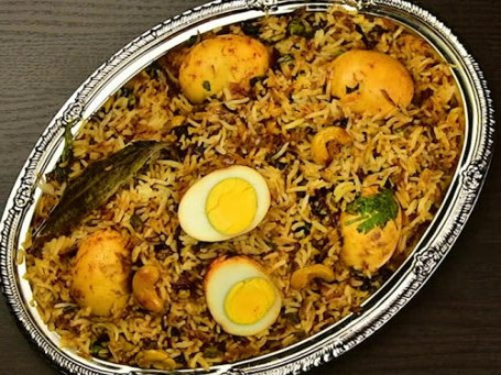 Egg Hyderabadi Dum Biriyani