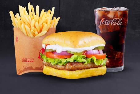 New Classic Chicken Burger Combo (L)