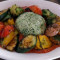Chargrilled Vegetables With Spinach Rice