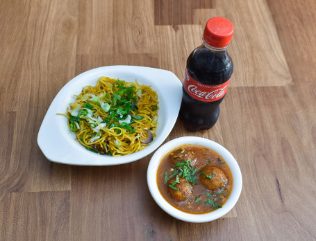 Veg Noodle Veg Manchurian Soft Drink